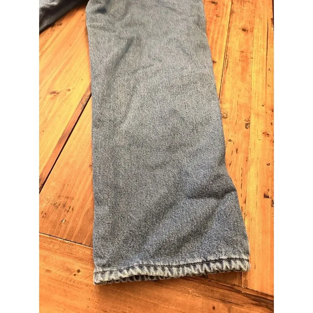 LL Bean Fleece Lined Men’s Relaxed Fit Jeans Size 36 X 29 Hike Fish Outdoors